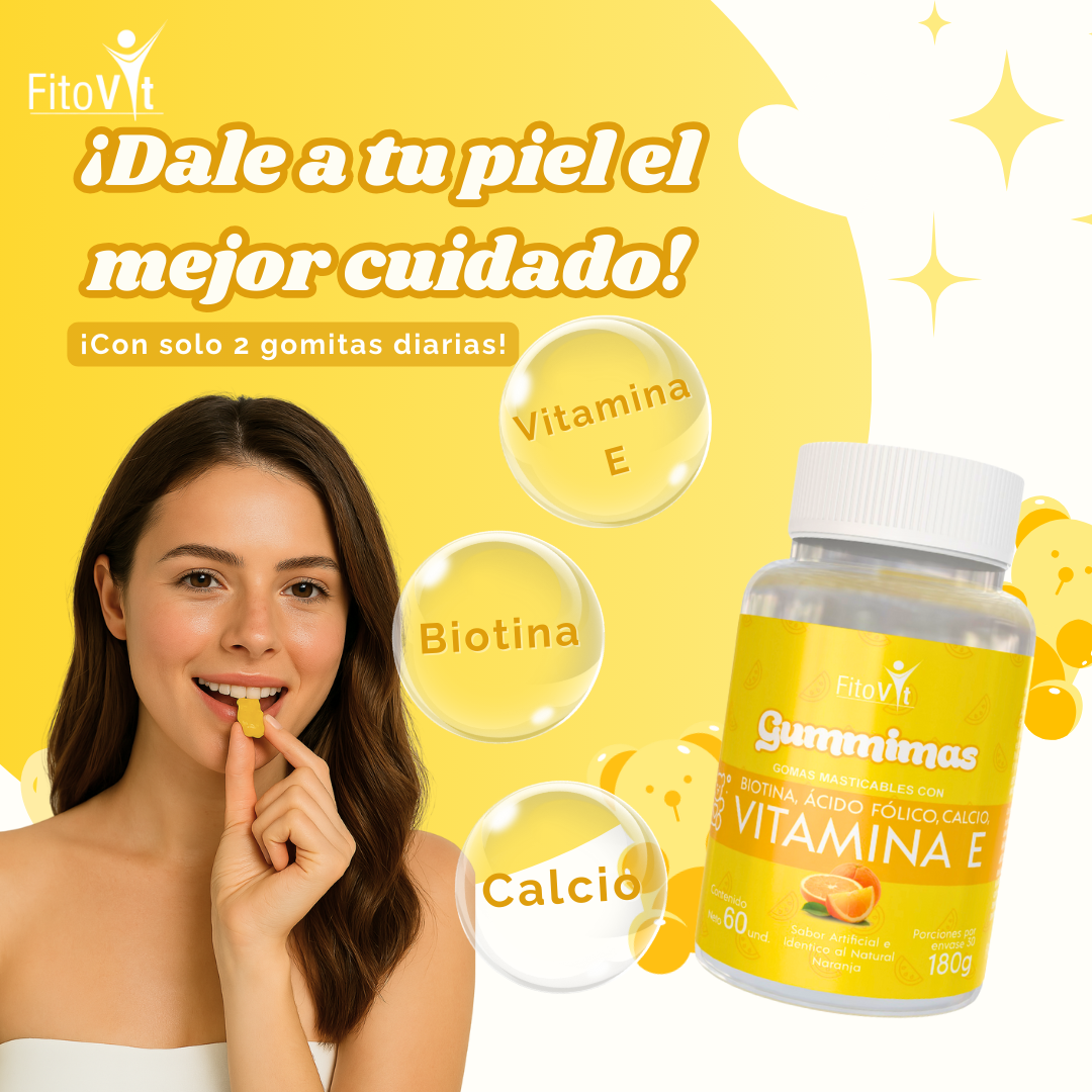 Vitamina E Gomitas x 60 Und - Dale a tu piel el mejor cuidado