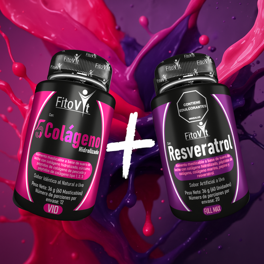 La pareja perfecta - Resveratrol x 60 Und + Colágeno x 60 Und